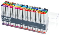 COPIC Classic oboustranné Fine Chisel 72 ks základní A - Markers