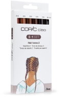 COPIC Ciao double-sided Brush Chisel 5+1 pcs hair tones B - Marker