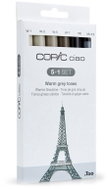 COPIC Ciao Reversible Brush Chisel 5+1 pcs grey Warm - Marker