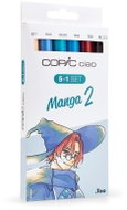 COPIC Ciao Double Sided Brush Chisel 5+1 pcs Manga 2 - Marker