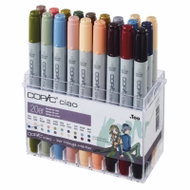 COPIC Ciao double-sided Brush Chisel 20 pcs tones Manga Love - Marker
