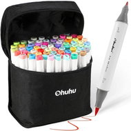 OHUHU double-sided Brush Fine 72 pcs + blender - Markers