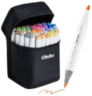 OHUHU double-sided Brush Chisel 48 pcs secondary + blender - Marker