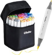 OHUHU double-sided Brush Fine 48 pcs secondary + blender - Marker