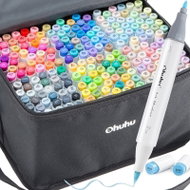 OHUHU double-sided Brush Fine 216 pcs + blender - Marker