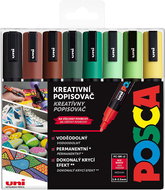UNI Posca 5M 8 pcs earth tones - Markers