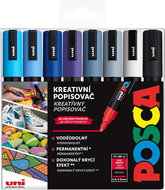 UNI Posca 5M 8 pcs cool tones - Markers