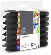 WINSOR NEWTON double-sided Fine Chisel 12+1 pcs Manga expansion 1 - Marker