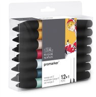 WINSOR NEWTON double-sided Fine Chisel 12+1 pcs Manga expansion 2 - Marker