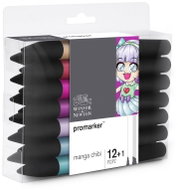 WINSOR NEWTON reversible Fine Chisel 12+1 pcs Manga Chibi - Marker
