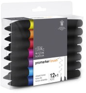 WINSOR NEWTON double-sided Brush Chisel 12+1 pcs Vibrant tones - Markers