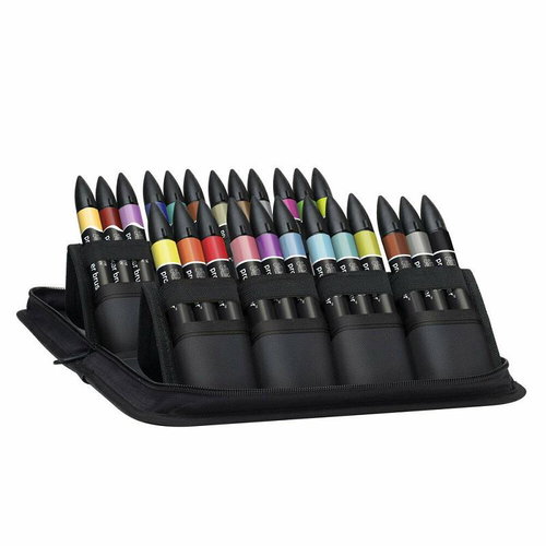 WINSOR NEWTON double-sided MIX 24+1 pcs in pencil case - Marker - Main image