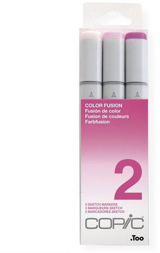 COPIC Sketch Double Sided Brush Chisel 3 pcs fusion set 2 - Marker - Main image