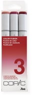 COPIC Sketch Double Sided Brush Chisel 3 pcs fusion set 3 - Markers