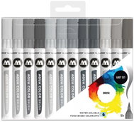 MOLOTOW Aqua colour Brush 12 pcs grey - Markers