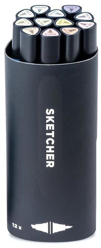 MOLOTOW Sketcher 12 pcs pastel - Markers - Main image