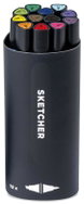 MOLOTOW Sketcher 12 pcs basic A - Markers