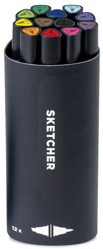 MOLOTOW Sketcher 12 pcs basic A - Marker - Main image