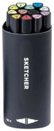 MOLOTOW Sketcher 12 pcs basic B - Marker