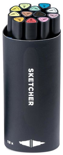 MOLOTOW Sketcher 12 pcs basic B - Marker - Main image