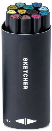 MOLOTOW Sketcher 12 pcs basic C - Marker - Main image