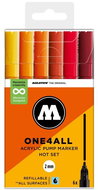 MOLOTOW One4All 127HS 2 mm 6 pcs Hot Set - Felt Tip Pens