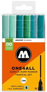 MOLOTOW One4All 127HS 2 mm 6 pcs Tropical Set - Felt Tip Pens