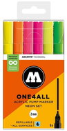 MOLOTOW One4All 127HS 2 mm 6 pcs Neon Set - Felt Tip Pens