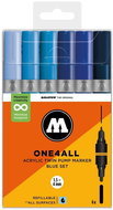 MOLOTOW One4All Twin 6 pcs Blue Set - Felt Tip Pens