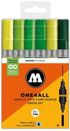 MOLOTOW One4All Twin 6 pcs Green Set - Felt Tip Pens
