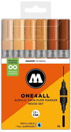 MOLOTOW One4All Twin 6 pcs Wood Set - Felt Tip Pens