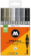 MOLOTOW One4All Twin 6 pcs Grey Set - Felt Tip Pens