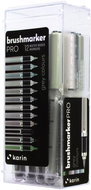 KARIN BrushMarker PRO 12 pcs Grey colours - Felt Tip Pens