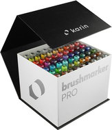 KARIN BrushMarker PRO MegaBox 60 pcs + 3x blender - Felt Tip Pens