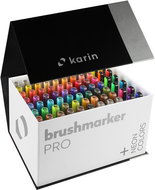 KARIN BrushMarker PRO MegaBoxPlus 72 pcs + 3x blender - Felt Tip Pens