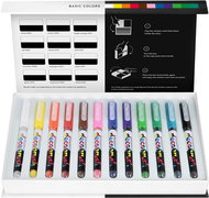 KARIN DecoBrush Pigment 12 pcs Basic Colors - Felt Tip Pens