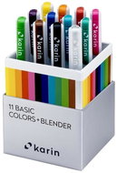 KARIN RealBrush PRO 11 pcs Basic colours + blender - Felt Tip Pens