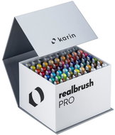 KARIN RealBrush PRO MegaBox 60 pcs + 3x blender - Felt Tip Pens