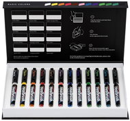 KARIN RealBrush Pigment 12 pcs Basic Colors - Felt Tip Pens