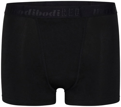 Modibodi Teen Hipster Boyshort Super-Overnight Black 16-18 years - Menstruation Underwear - Main image