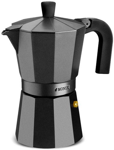 MONIX Vitro-Noir Coffee Machine for 6 Cups M640006 - Moka Pot - Main image