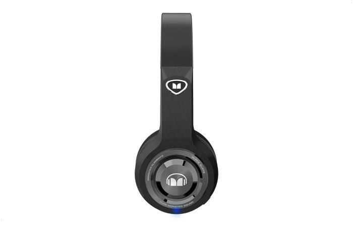 MONSTER Elements Wireless On Ear Black Slate Wireless Headphones