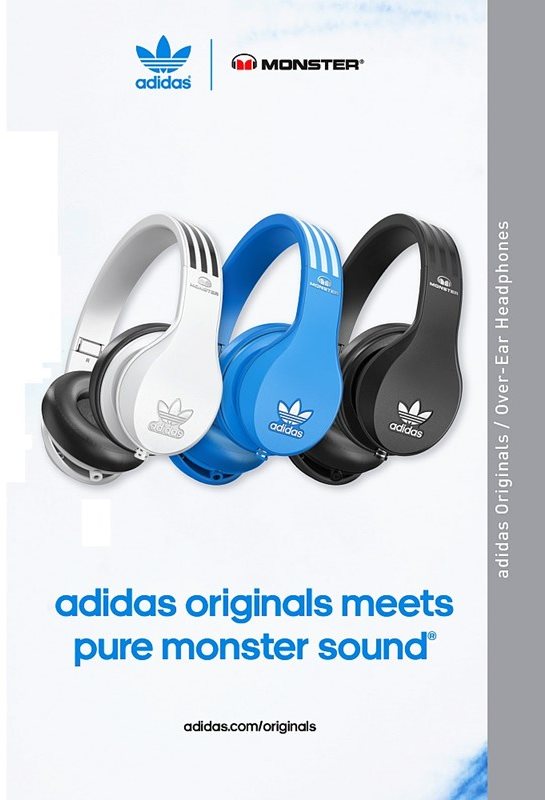 MONSTER Adidas Originals Black Headphones alza.sk