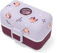 MonBento Snack box for children Tresor Purple Owly, purple and wine - Lunch Box