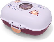 MonBento Snack box for kids Gram Purple Owly, purple - Lunch Box