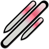 Mont Bleu Sada 3 barevných skleněných pilníku na nehty R-BMS07 - Nail File
