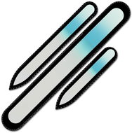 Mont Bleu Sada 3 barevných skleněných pilníku na nehty R-BMS11 - Nail File