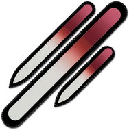Mont Bleu Sada 3 barevných skleněných pilníku na nehty R-BMS17 - Nail File