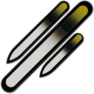 Mont Bleu Sada 3 barevných skleněných pilníku na nehty R-BMS20 - Nail File