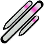 Mont Bleu Sada 3 barevných skleněných pilníku na nehty R-BMS23 - Nail File
